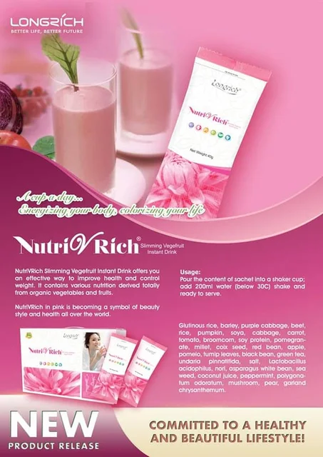 NutrivRich Rose Longrich : Votre Allié Doux contre le Diabète et l'Hypertension
