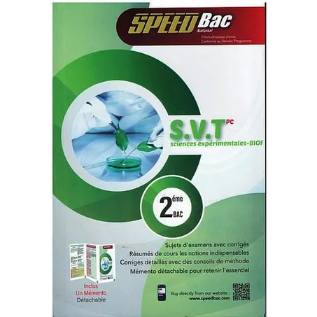SPEED BAC SVT 2 Bac