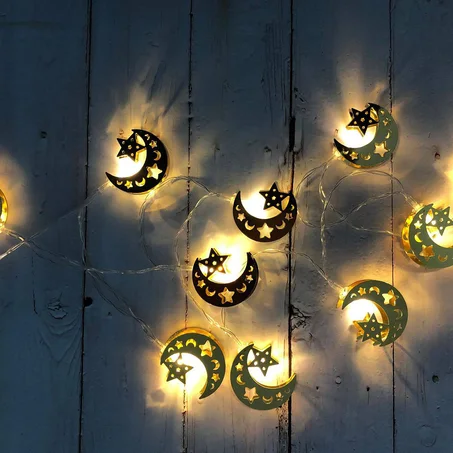 زينة رمضان المضيئة 8 حبات