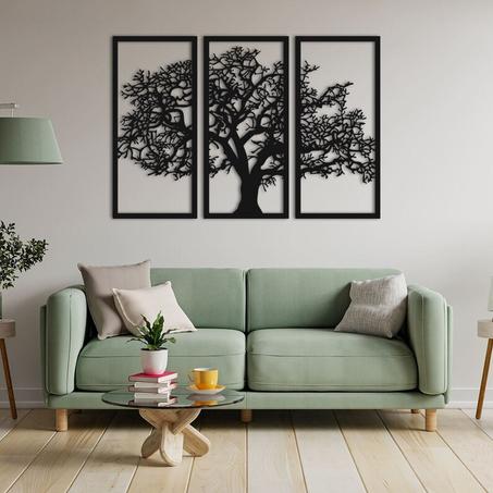 لوحة جدارية  شجرة من الخشب