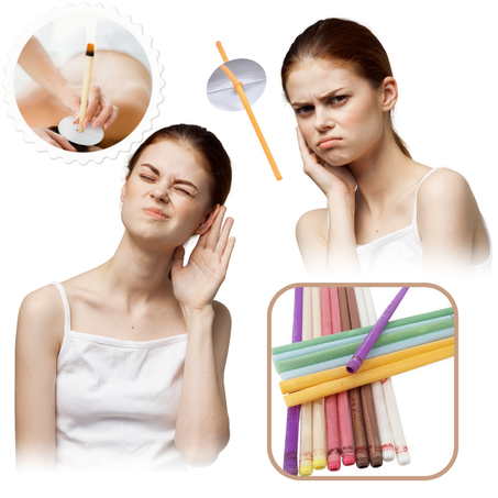 شموع تنظيف الأذن الطبيعية