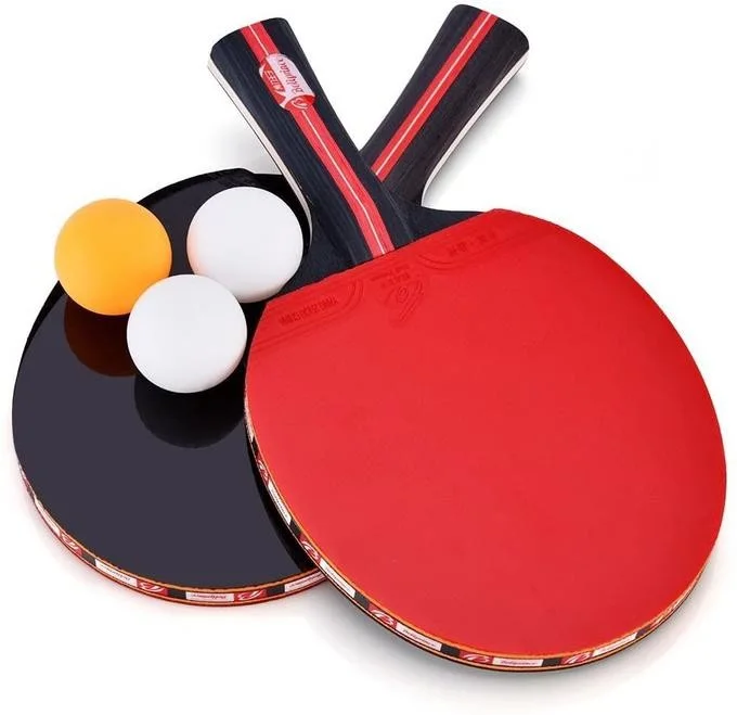 Filet ping pong + 2 raquette / شبكة تنس طاولة محمولة قابلة للسحب لأي طاولة +مضربين