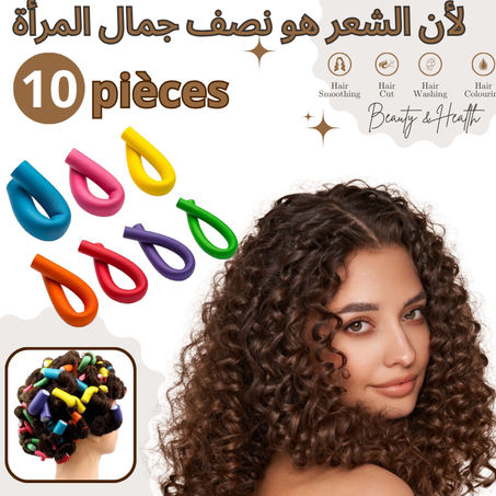 tubes de fer à friser en mousse