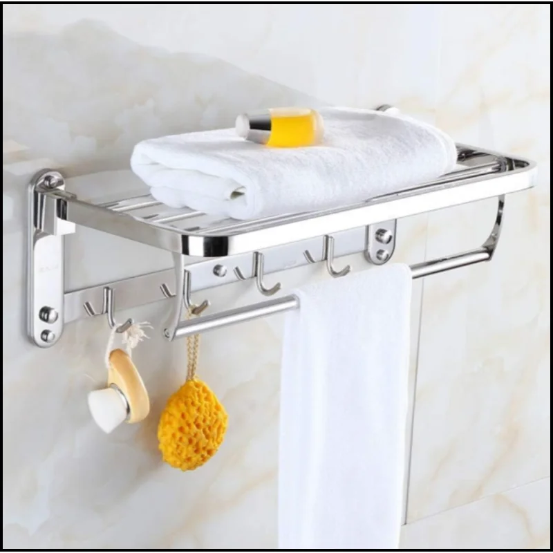 Stainless Steel Foldable Bathroom Shelf
