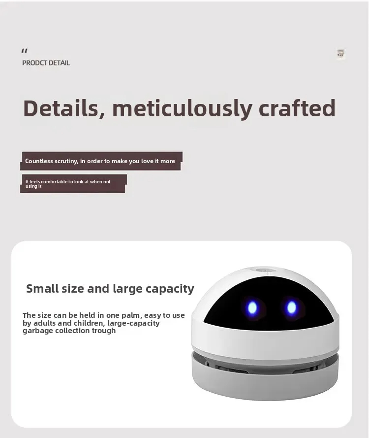 Portable Desktop Vacuum Cleaner