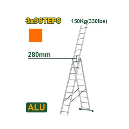 Échelle coulissante à 3 sections JDLD6H39