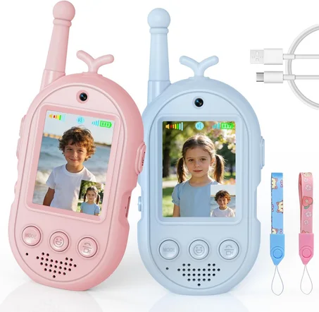 Pack 2 Walkie Talkies Vidéo pour Enfants