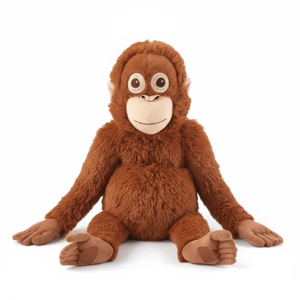 Peluche Singe Orang-outan Ultra Douce