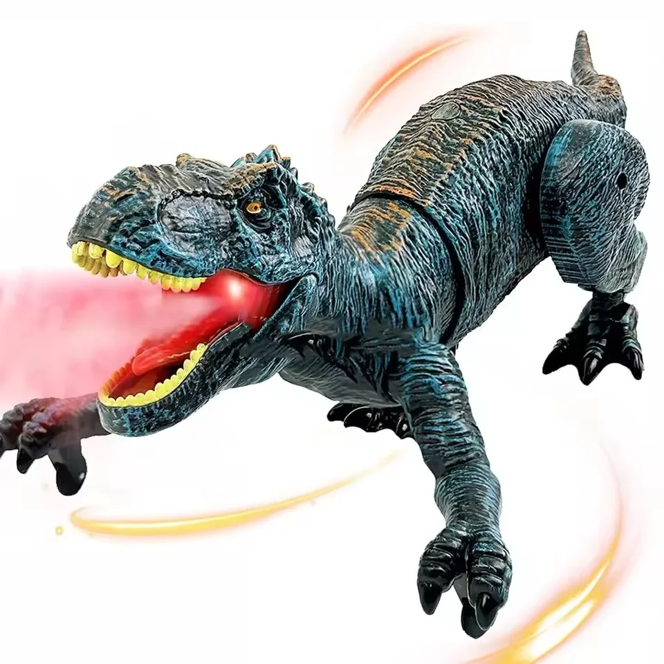 ديناصور متحرك 2.4G مع خاصية بخار الماء والأضواء