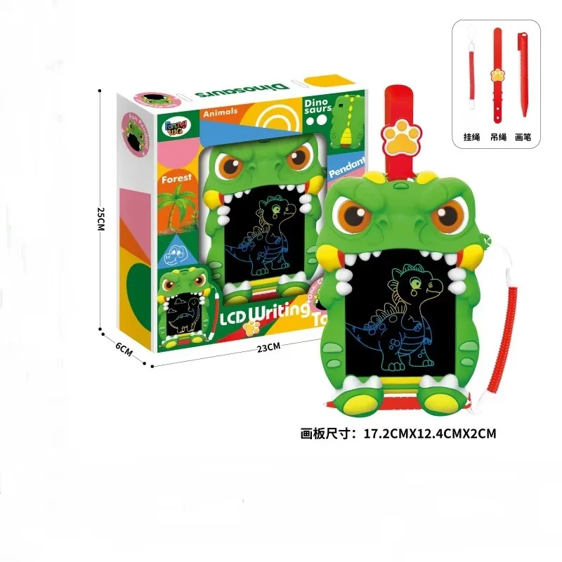 لوحة كتابة LCD بشكل ديناصور 8.5 بوصة: نمّوا إبداع أطفالكم منذ الصغر