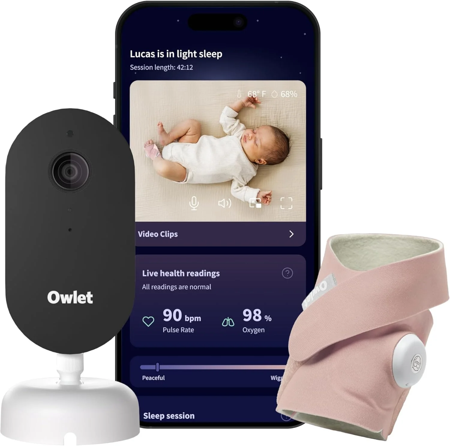 Owlet Dream Duo (Gen 3) – Pack Surveillance Intelligente Tout-en-Un