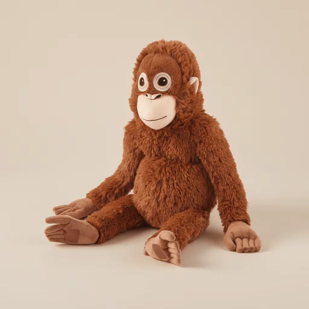 Peluche Singe Orang-outan Ultra Douce