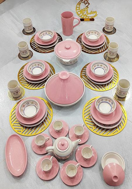 services de table grattage 46 pièces