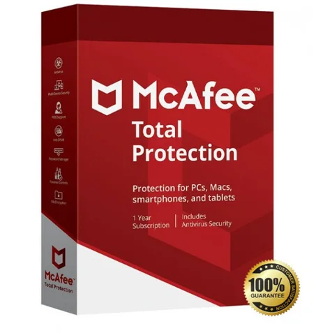 McAfee Total Protection 2021 - 1 PC-MAC / 1 Year