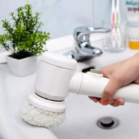 فرشاة تنظيف كهربائية سحرية مع 3 رؤوس - Magic Brush