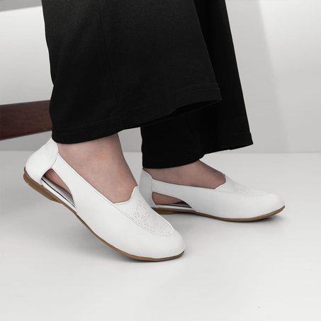 حذاء جلد أصلي  بحزام