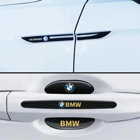 Pack Protection Carrosserie & Poignées – Design Carbone