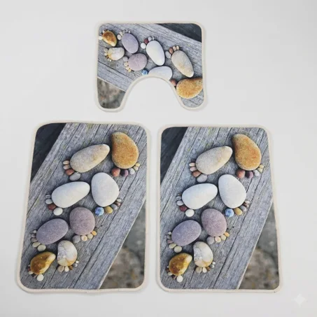 TAPIS DE BAIN 3 pièces