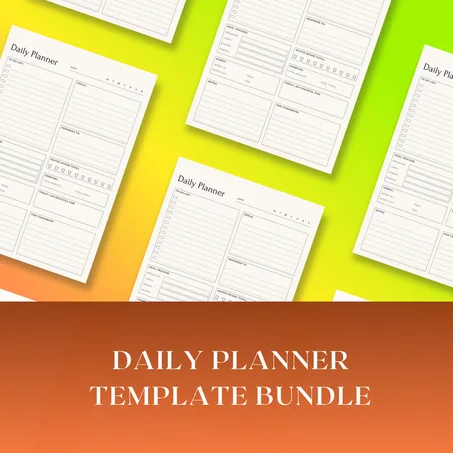 Daily Planner - version Anglais