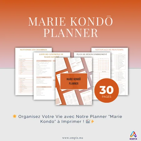 Marie Kondō Planner- Version Francais