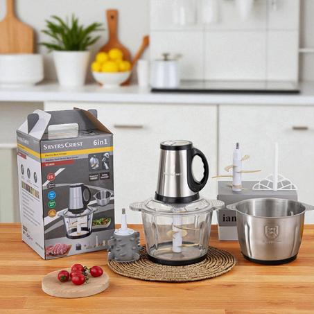 Hachoir Électrique en Acier Inoxydable 3L