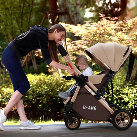 Poussette réversible multifonctionnelle compacte et portable idéale