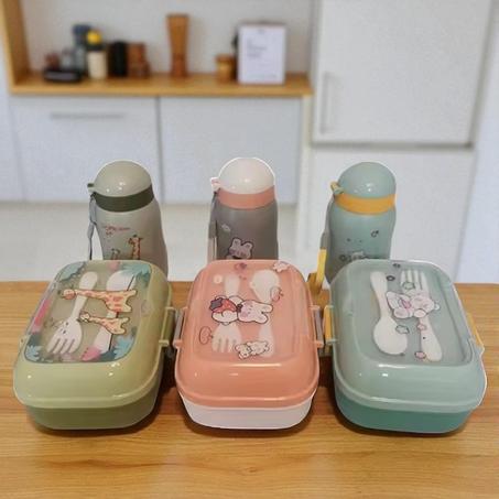 Boîte à Lunch pour Enfant avec Bouteille
