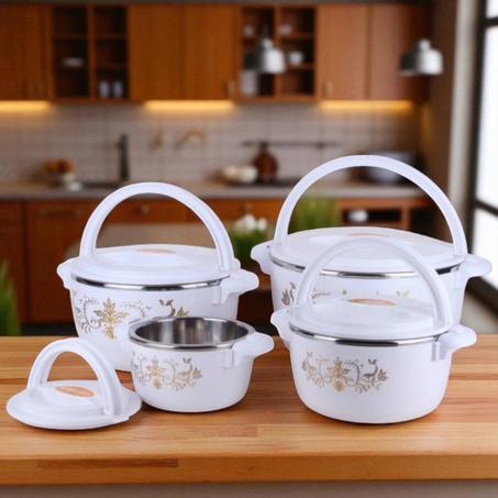 Boîte à Lunch Portable Isotherme – 4 Pièces