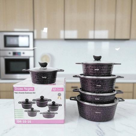 Batterie de Cuisine 10 pièces En Granite