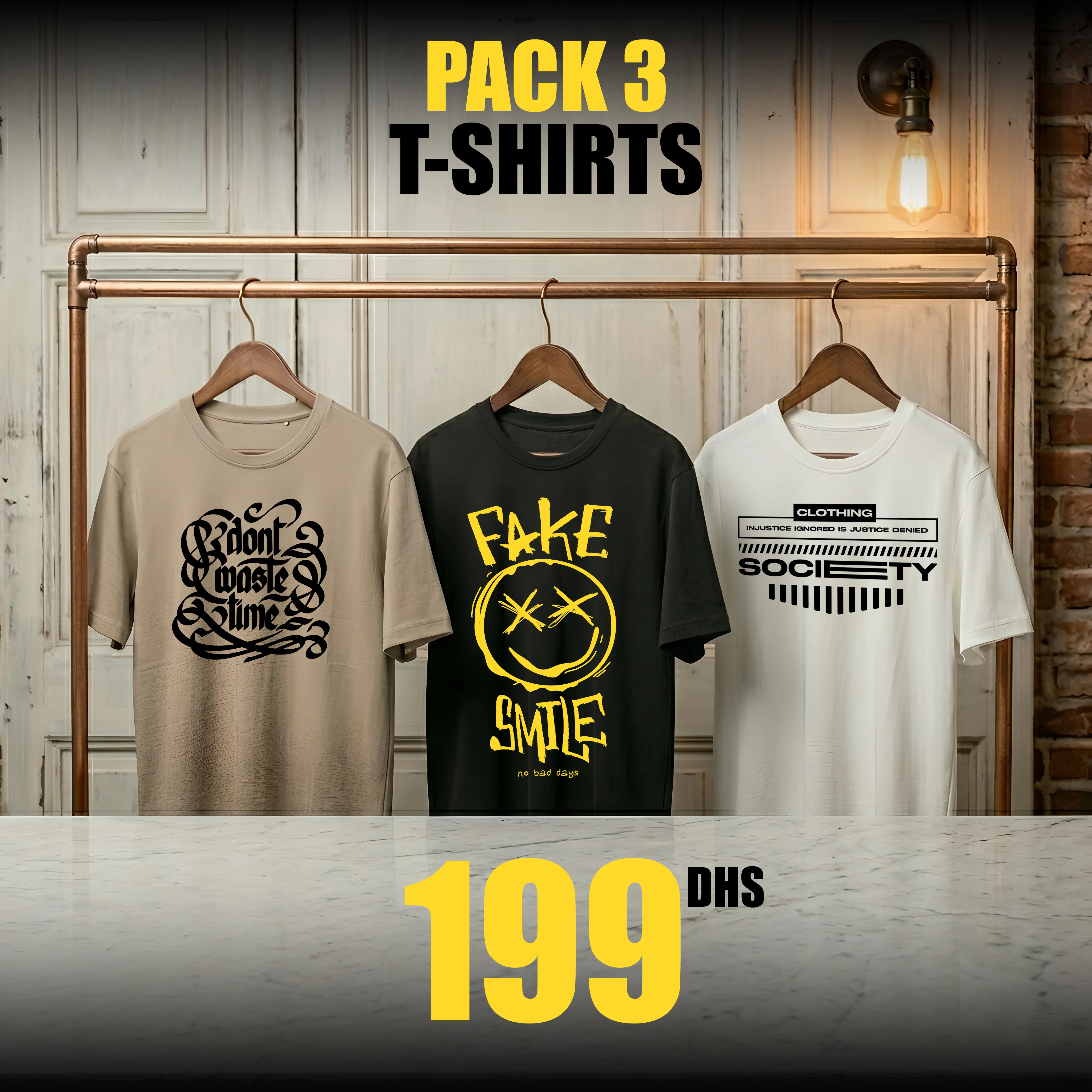 Pack 3 T-shirts