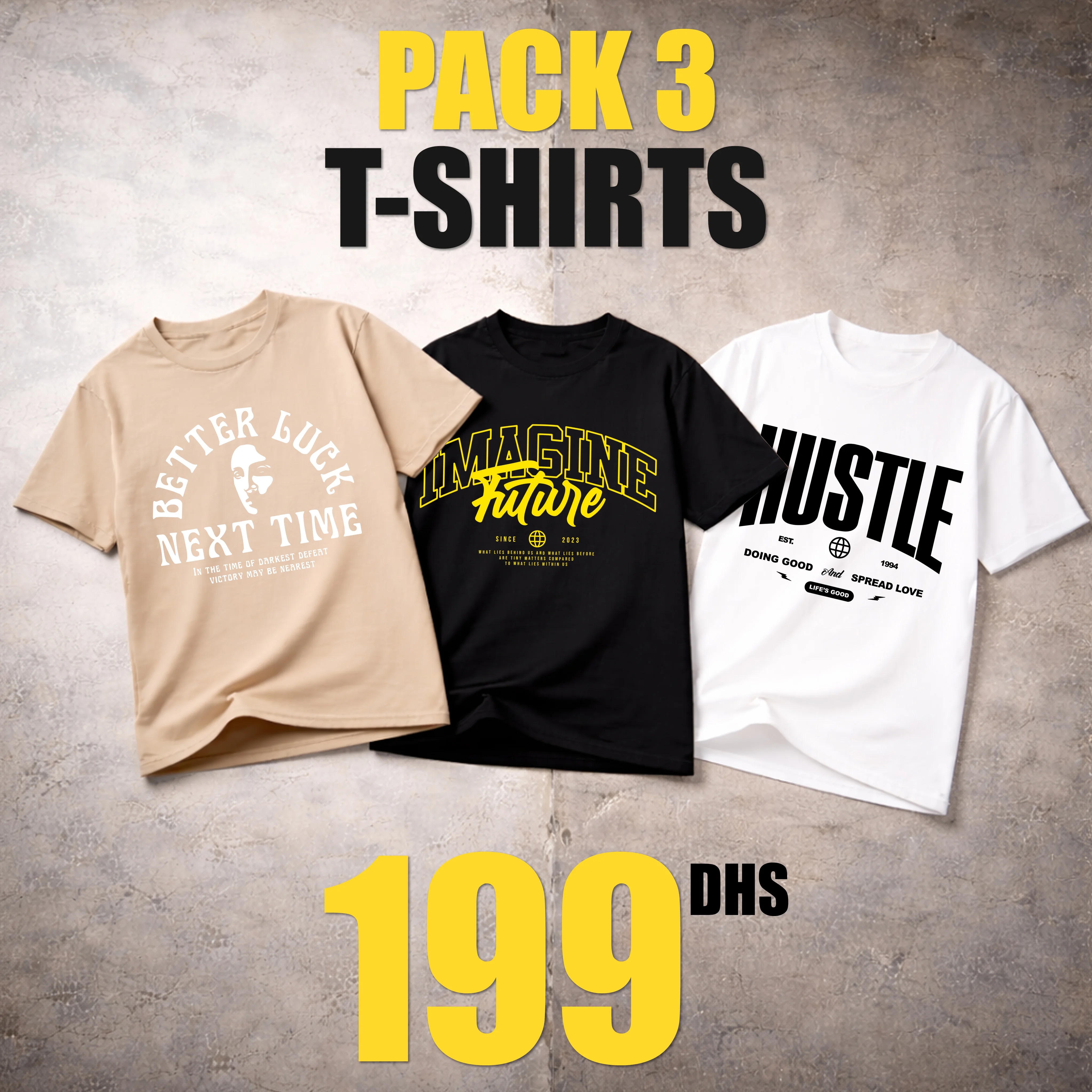 Pack 3 T-shirts