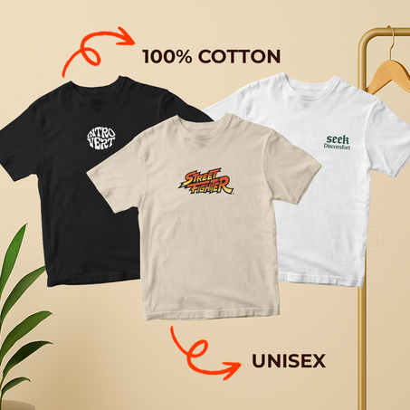 Pack Été : 3 T-shirts en coton