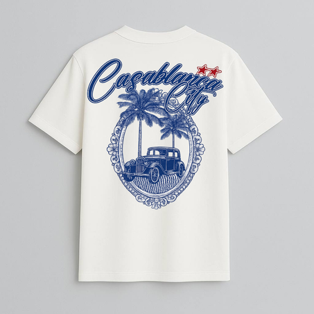 casablanca city T-shirt