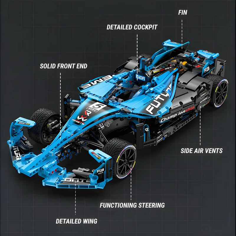 GEN 2 ELECTRIC SINGLE SEATER RACE CAR  1666PCS