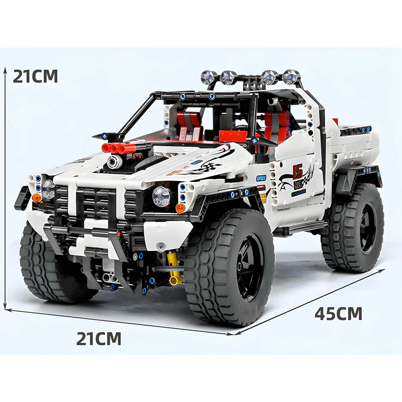REMOTE CONTROLLED OFF ROADER  2013PCS Brick Car Model Kit
