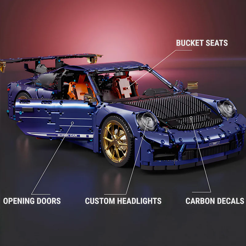 THE LARGEST EVER CAR MODEL  5587PCS - Technic-Compatible Car