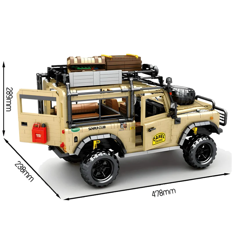 THE LEGENDARY CAMEL TROPHY  4631PCS - Customizable Car Building Kit