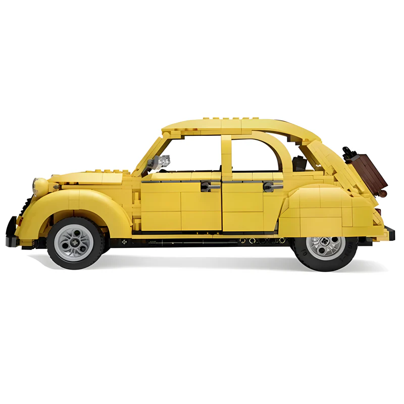 REMOTE CONTROLLED CITROEN 2CV - 1238PCS Brick Car Model Kit