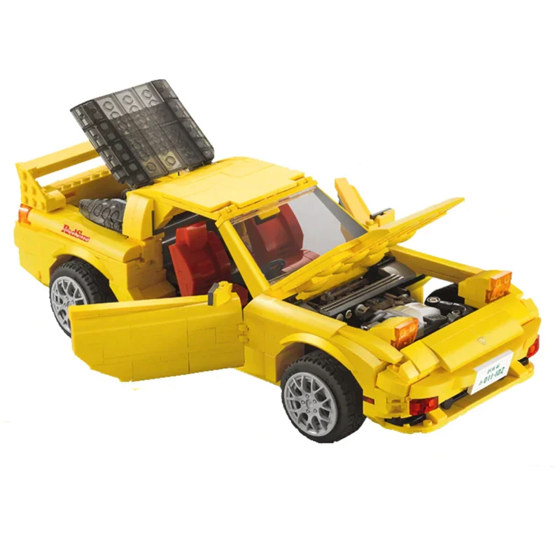 INITIAL D FD3S RX-7 - 1655PCS Brick Car Model Kit