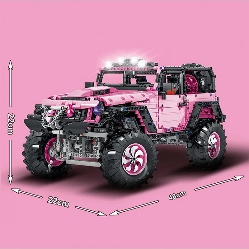 LIMITED EDITION _TEDDY BEAR - 2452PCS Building Block Car