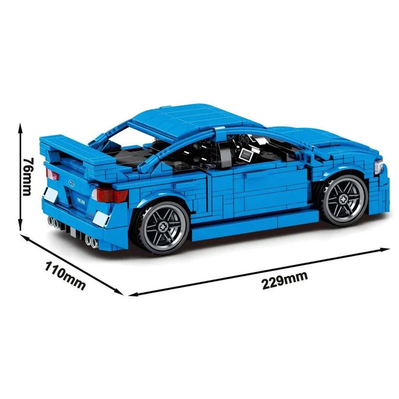 SUBARU WRX STI - 812PCS Building Block Car