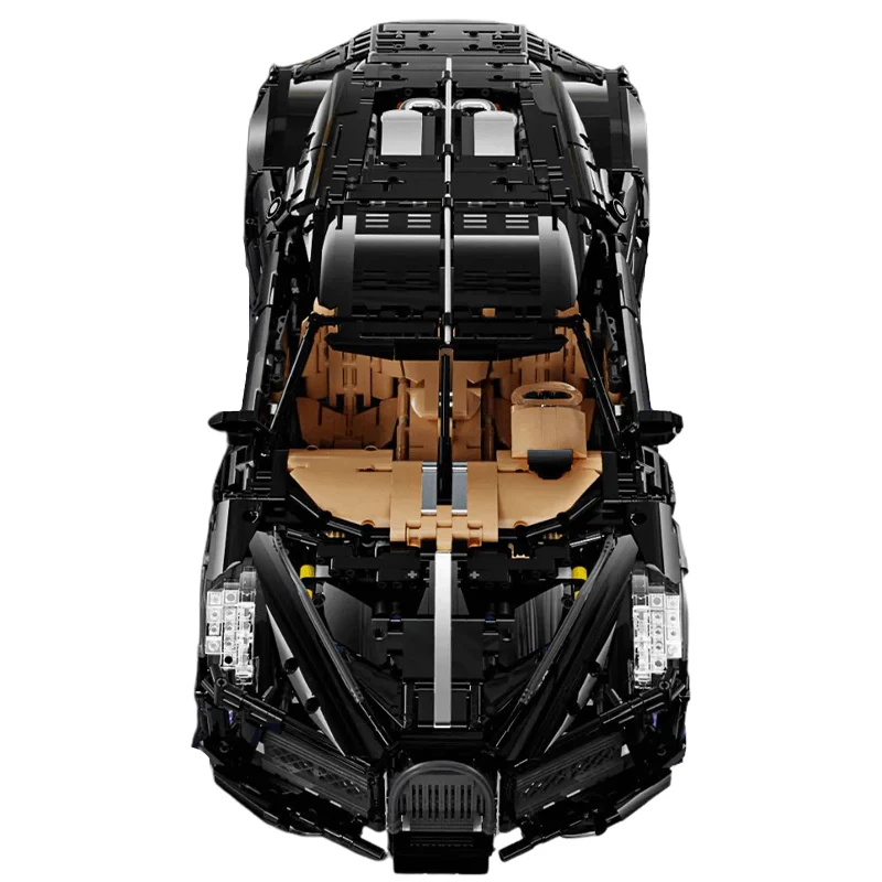 THE BLACK MAMBA HYPERCAR - 4687PCS Building Block Car