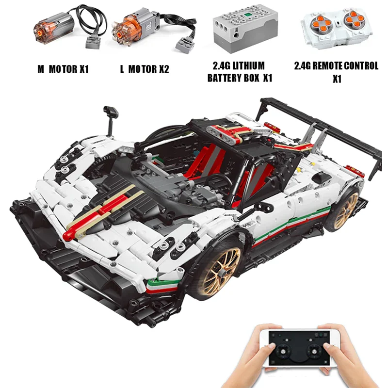PAGANI ZONDA R - 2298PCS Supercar Building Blocks