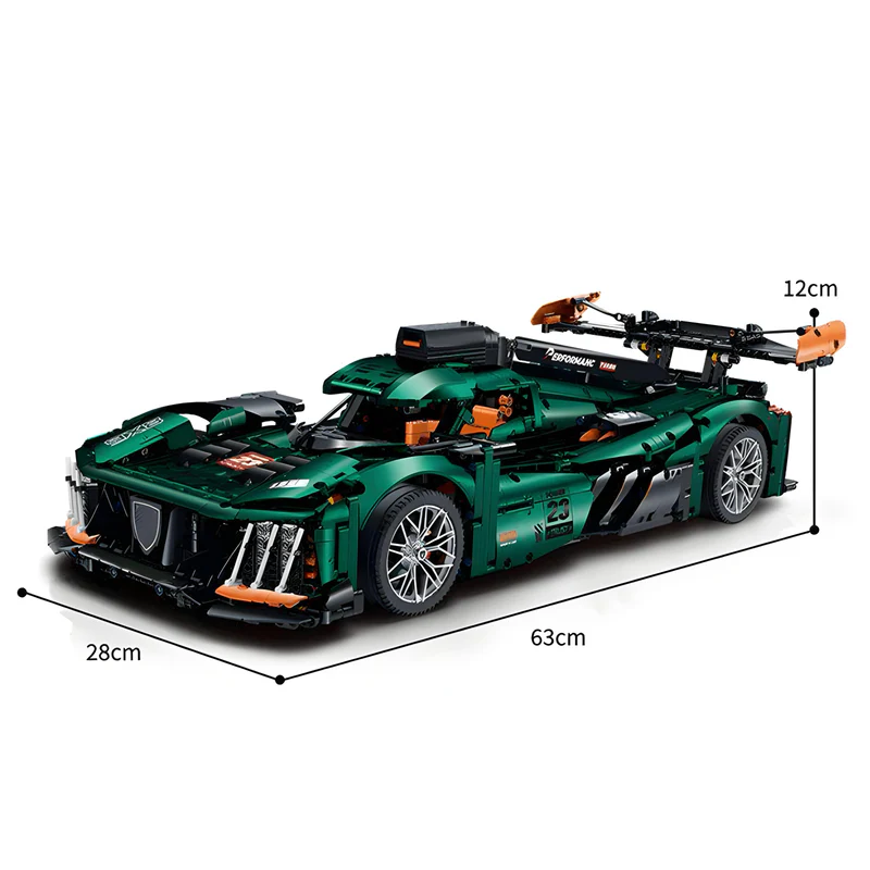 THE ULTIMATE 24H RACECAR _ 3745PCS Building Block Car