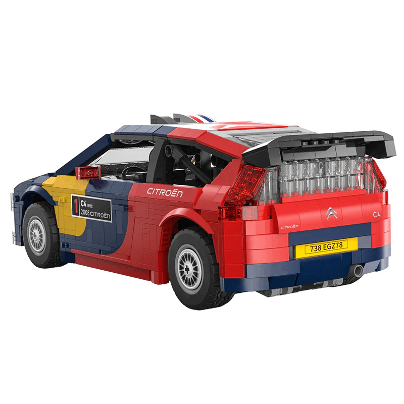 REMOTE CONTROLLED 2008 CITROEN C4 WRC - 1568PCS Building Block Car