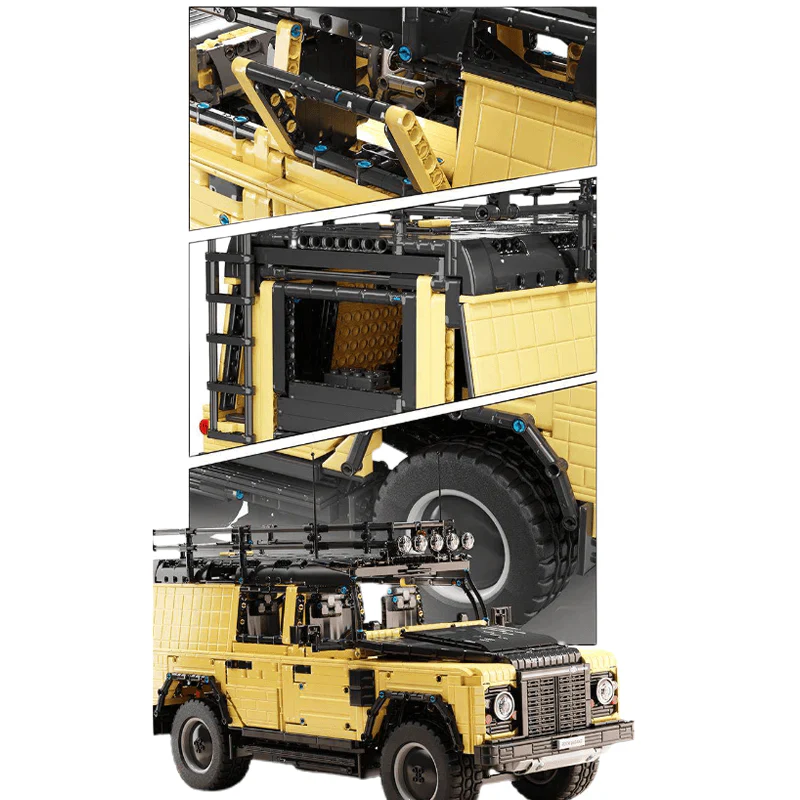 LAND ROVER DEFENDER SAFARI EDITION - 3379PCS Building Block Car