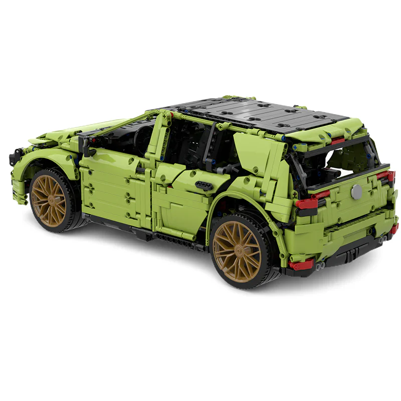 VW GOLF R - 3696PCS Brick Car Model Kit