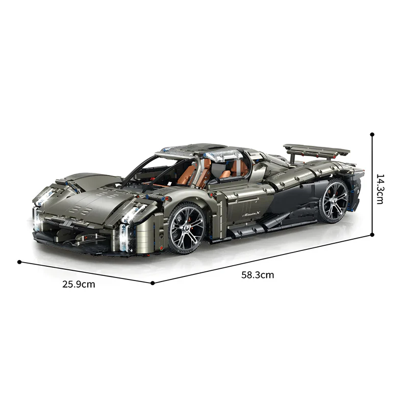 THE ULTIMATE GERMAN CONCEPT HYPERCAR | 4055PCS Supercar Building Blocks