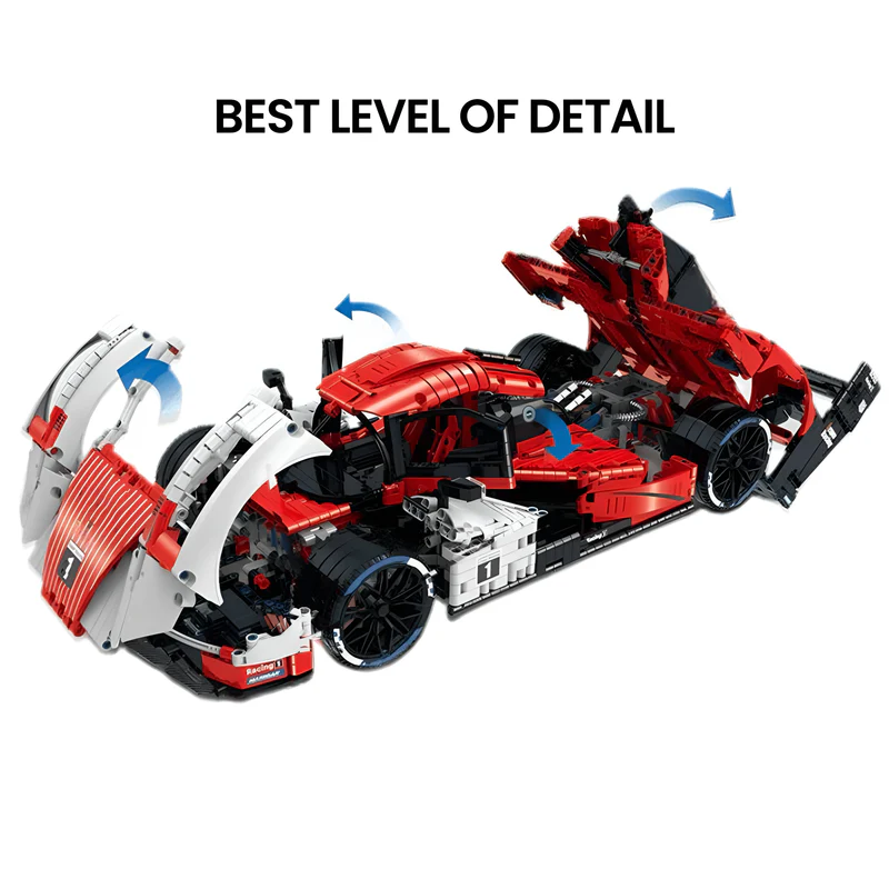 2023 24H HYPERCAR  3459PCS - Technic-Compatible Car