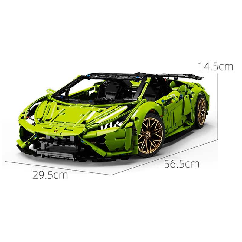 LIMITED EDITION HURACAN PERFORMANTE | 3557PCS - Ultimate Supercar Brick Model Kit